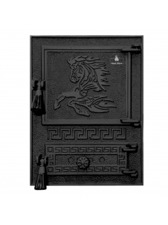 Дверцята для печі Iron Fire Versace WG 370х485 мм