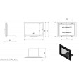 Дверцы для камина Kratki ZUZIA DECO 524x652 мм