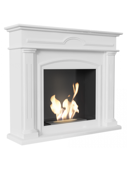 Біокамін Kratki DECEMBER білий з сертифікатом TUV