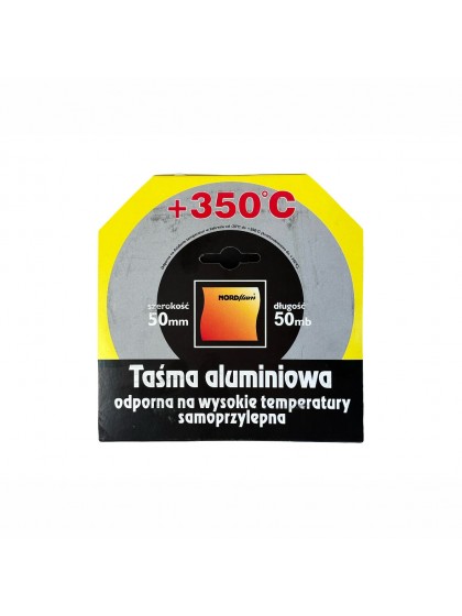 Термоскотч алюминиевый Nordflam +350°C 50 м