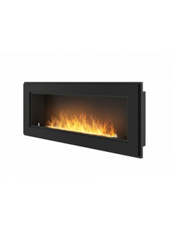 Біокамін Simple Fire FRAME 1200 Чорний матовий зі склом 