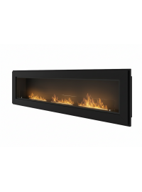 Биокамин Simple Fire FRAME 1800 Черный матовый со стеклом