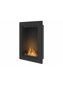 Біокамін Simple Fire FRAME 550 Чорний матовий зі склом 