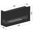 Біокамін Simple Fire CORNER 900 L