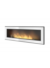 Биокамин Simple Fire FRAME 1500 Белый со стеклом 