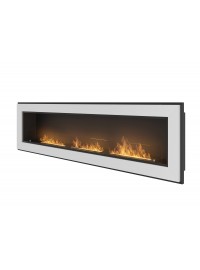 Биокамин Simple Fire FRAME 1800 Белый со стеклом