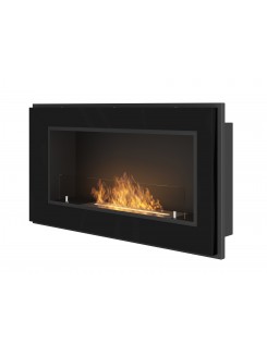 Біокамін Simple Fire FRAME 900 Чорний зі склом 