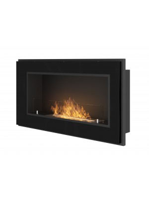 Біокамін Simple Fire FRAME 900 Чорний зі склом 