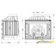 Камінна топка Uniflam 700 STANDARD ECO з шибером