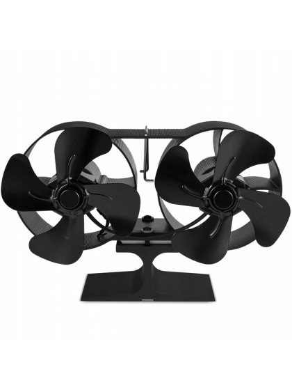 Вентилятор подвійний з термометром Bedee Вентилятор подвійний з термометром Bedee