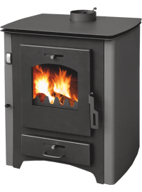 Сталева піч Blist B MAX ER з водяним контуром