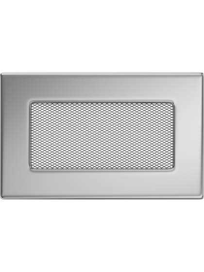 Вентиляційна решітка Kratki 11x17 см нікельована