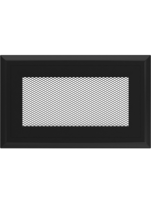 Вентиляційна решітка Kratki 11х17 см OSKAR чорна