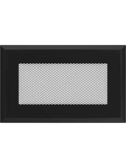 Вентиляційна решітка Kratki 11x17 см OSKAR чорна