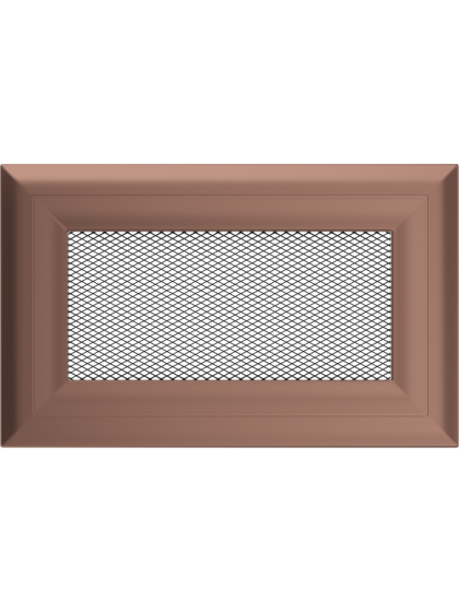 Вентиляційна решітка Kratki 11x17 см OSKAR мідна