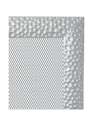 Вентиляційна решітка Kratki 11х17 см VENUS нікельована