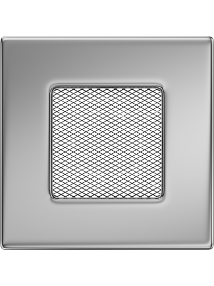 Вентиляційна решітка Kratki 11x11 см нікельована