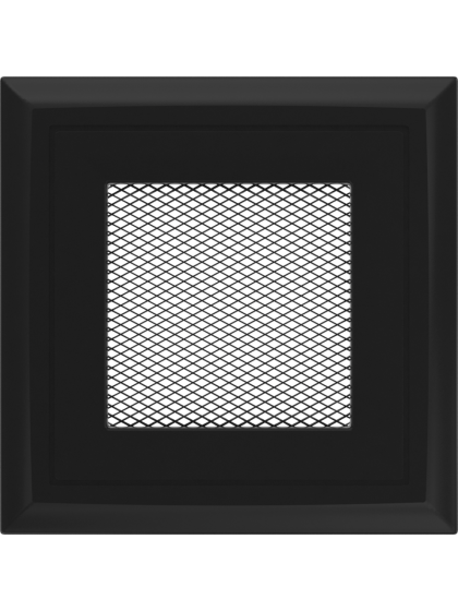 Вентиляційна решітка Kratki 11x11 см OSKAR чорна Вентиляційна решітка Kratki 11x11 см OSKAR чорна