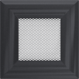 Вентиляційна решітка Kratki 11x11 см OSKAR графітова