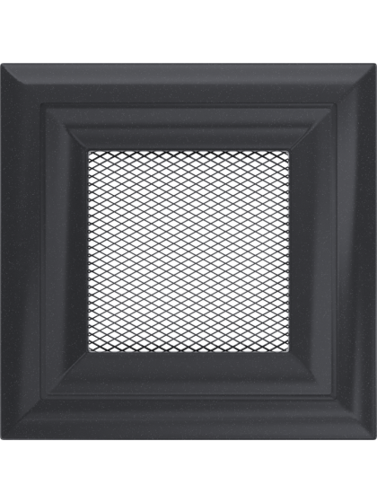 Вентиляційна решітка Kratki 11x11 см OSKAR графітова