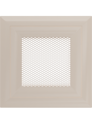 Вентиляційна решітка Kratki 11х11 см OSKAR кремова