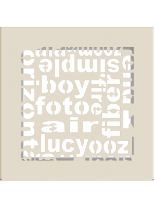 Вентиляційна решітка Kratki 17х17 см ABC кремова