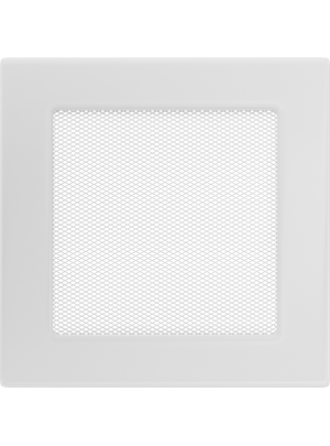 Вентиляційна решітка Kratki 17х17 см біла
