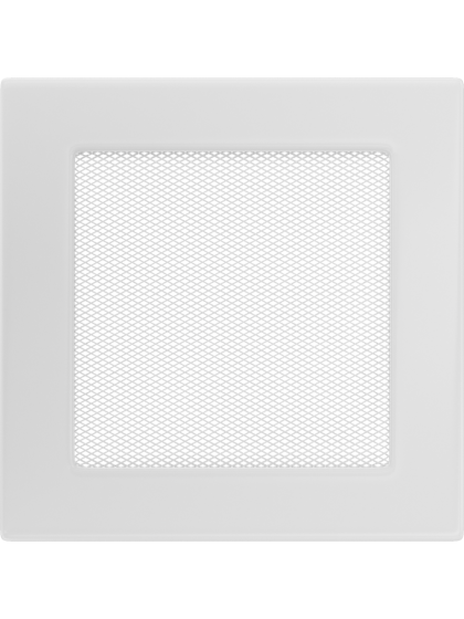 Вентиляційна решітка Kratki 17x17 см біла