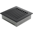 Вентиляційна решітка Kratki 17x17 см FRESH графітова Вентиляційна решітка Kratki 17x17 см FRESH графітова