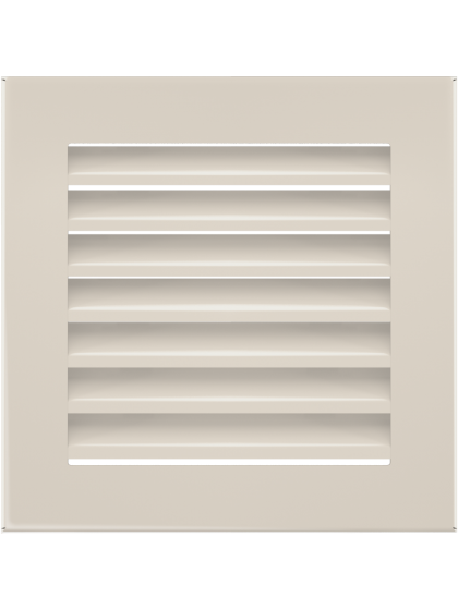 Вентиляційна решітка Kratki 17x17 см FRESH кремова