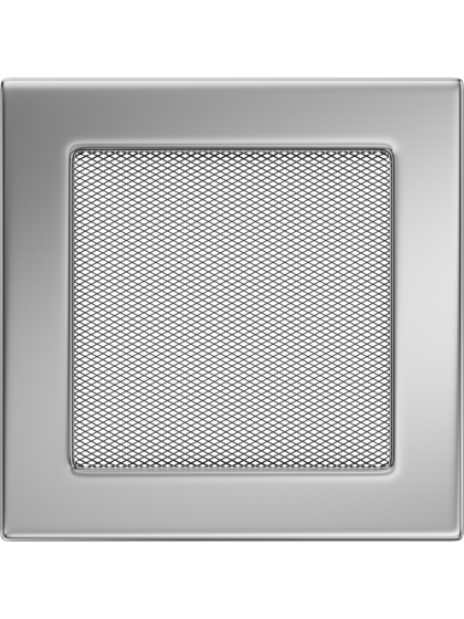 Вентиляційна решітка Kratki 17x17 см нікельована