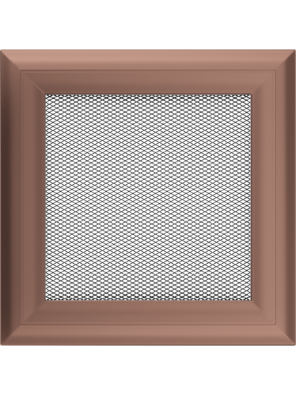Вентиляційна решітка Kratki 17x17 см OSKAR мідна