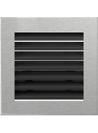 Вентиляційна решітка Kratki 17х17 см FRESH шліфована