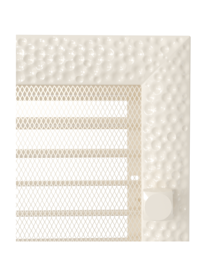 Вентиляційна решітка Kratki 17x17 см VENUS кремова з жалюзями Вентиляційна решітка Kratki 17x17 см VENUS кремова з жалюзями