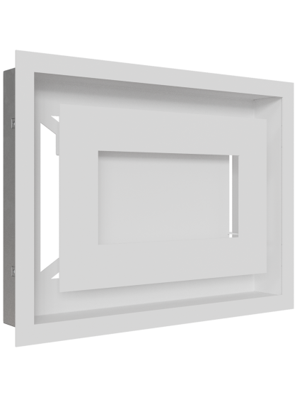 Вентиляційна решітка Kratki 22x30 см WIND біла Вентиляційна решітка Kratki 22x30 см WIND біла