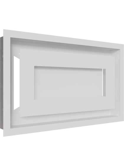 Вентиляционная решетка Kratki 22x37 см WIND белая