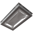 Вентиляционная решетка Kratki 22x37 см WIND белая