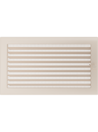 Вентиляційна решітка Kratki 22х37 см кремова з жалюзями
