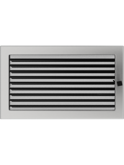 Вентиляційна решітка Kratki 22x37 см шліфована з жалюзями