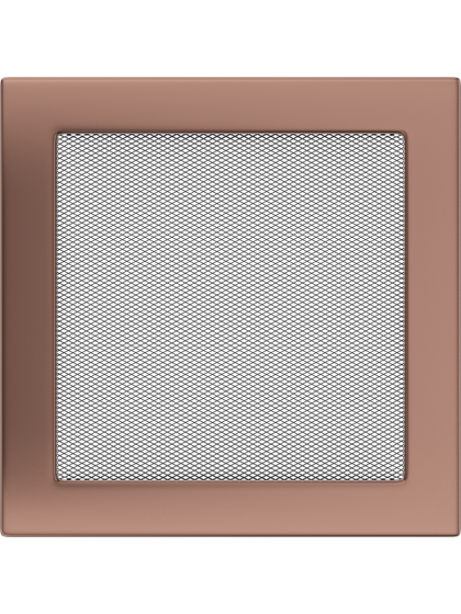 Вентиляційна решітка Kratki 22x22 см мідь гальванічна Вентиляційна решітка Kratki 22x22 см мідь гальванічна