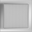 Вентиляційна решітка Kratki 22x22 см нікельована
