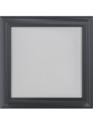 Вентиляційна решітка Kratki 22х22 см OSKAR графітова