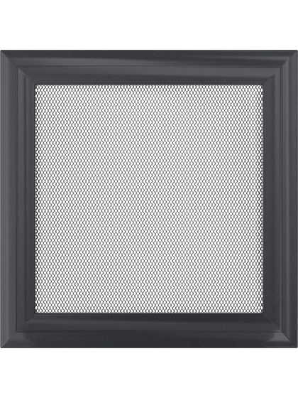 Вентиляційна решітка Kratki 22x22 см OSKAR графітова