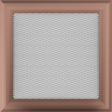 Вентиляційна решітка Kratki 22x22 см OSKAR мідна
