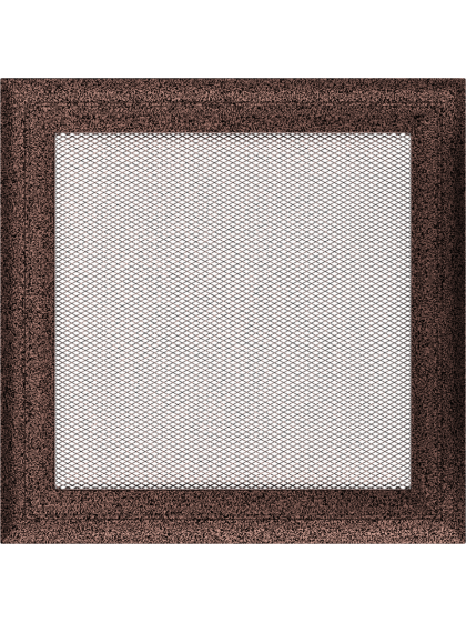 Вентиляційна решітка Kratki 22x22 см OSKAR мідна фарбована Вентиляційна решітка Kratki 22x22 см OSKAR мідна фарбована