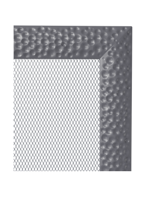 Вентиляційна решітка Kratki 22х22 см VENUS графітова