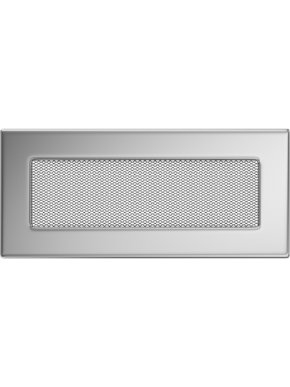 Вентиляційна решітка Kratki 11x24 см нікельована