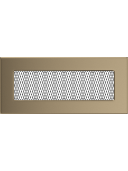 Вентиляційна решітка Kratki 11x24 см золото гальванічне Вентиляційна решітка Kratki 11x24 см золото гальванічне