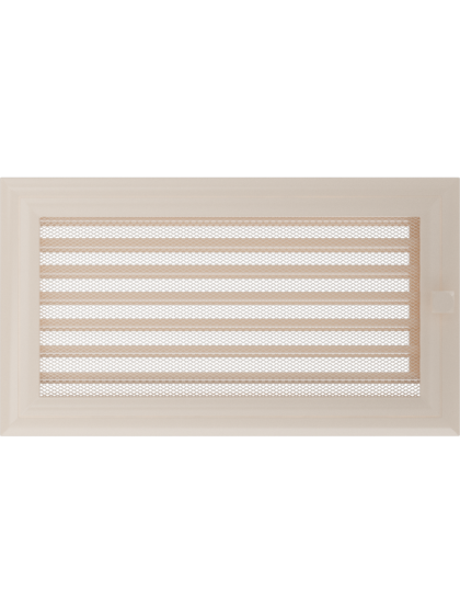 Вентиляційна решітка Kratki 17x30 см OSKAR кремова з жалюзями Вентиляційна решітка Kratki 17x30 см OSKAR кремова з жалюзями