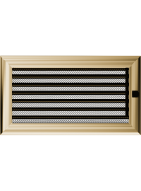 Вентиляційна решітка Kratki 17х30 см OSKAR з жалюзями